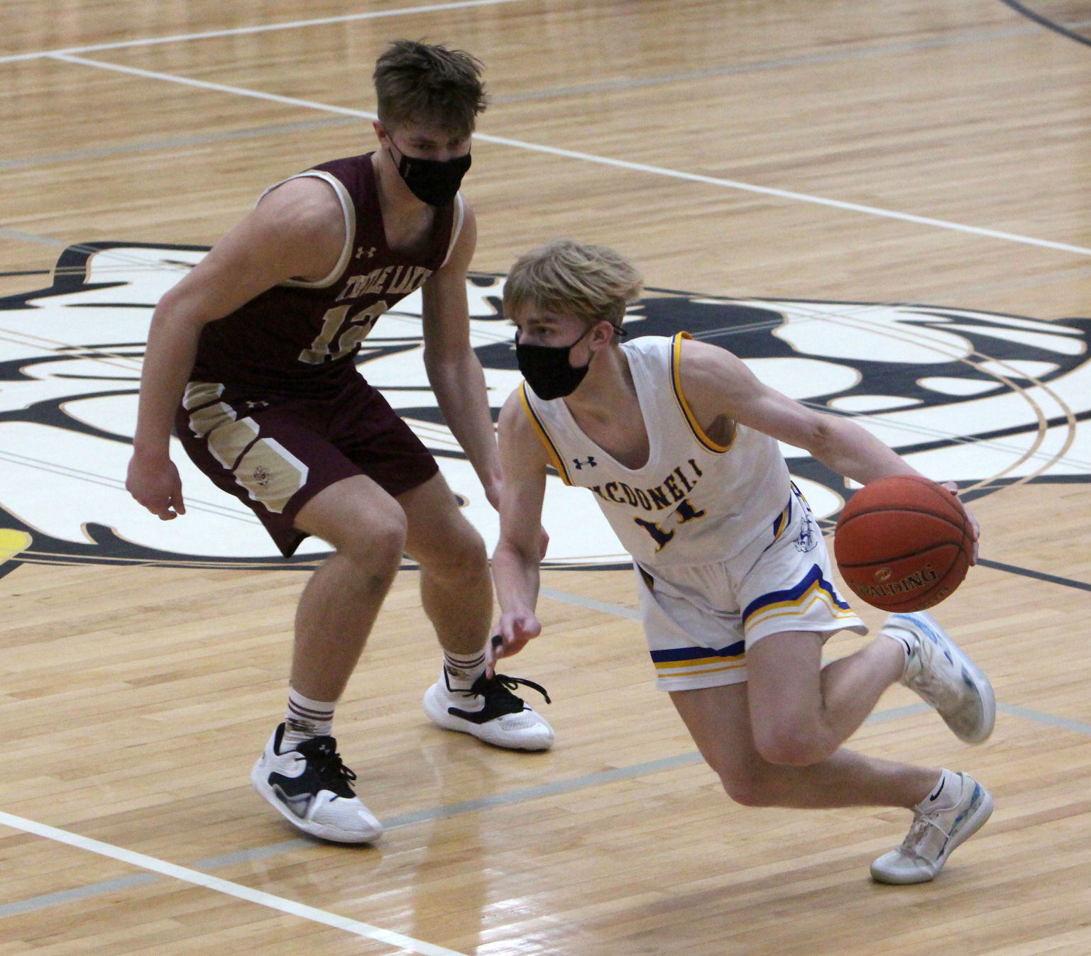 Turtle Lake at McDonell boys basketball 2-27-21